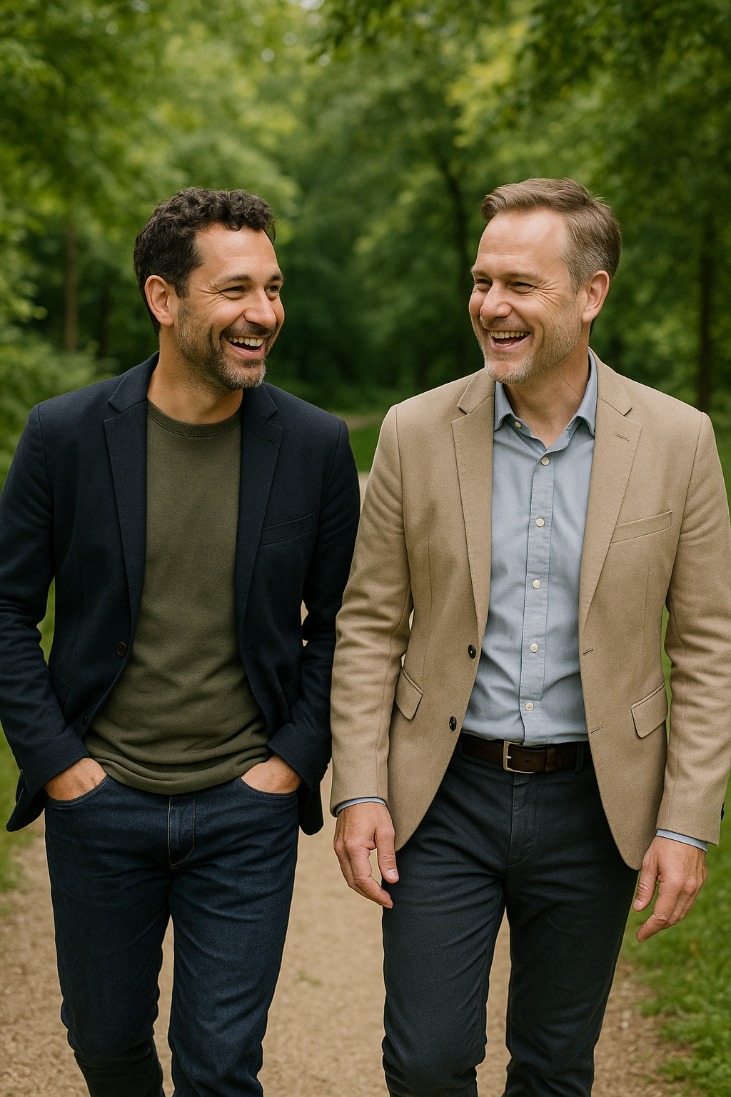 Mand, der sidder ved sin arbejdsplads og taler med kunder